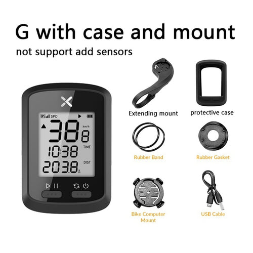 Load image into Gallery viewer, XOSS G/G+ GPS Bicycle Computer Wireless Speedometer Bike Odometer Bluetooth-compatible ANT+ Backlight Cadence Cycling Computer

