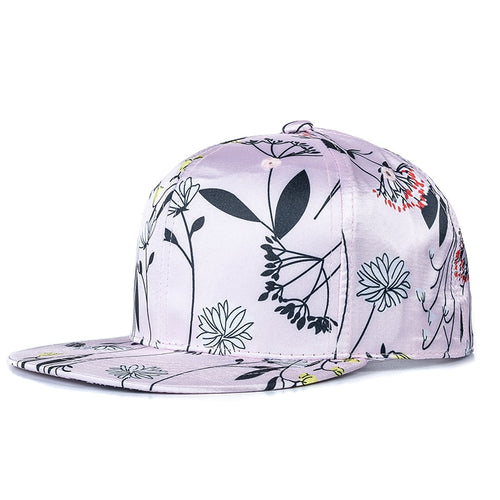 Load image into Gallery viewer, Women Summer Snapback Cap Flower Pattern Baseball Cap Casual Adjustable Hats For Women Outdoor Shading Hat
