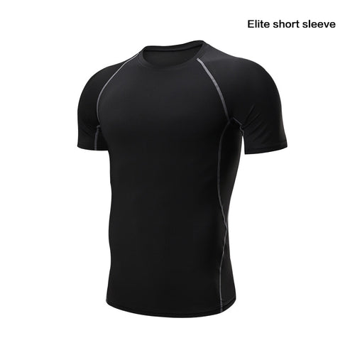 Load image into Gallery viewer, Quick Dry Men Running Compression T Shirt Fitness Tops Breathable Gym Sport Clothing Male Golf Sweatshirt Outdoor Workout
