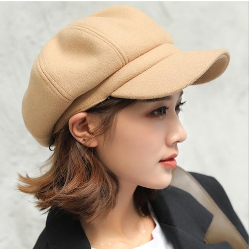 Load image into Gallery viewer, Newsboy Caps Arrive Women Newsboy Gatsby Cap Octagonal Baker Peaked Beret Driving Hat Female Sunscreen Hats Painter Tour cap
