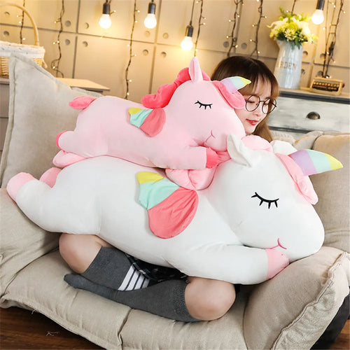 Load image into Gallery viewer, Hot Sale 1pc 100cm-25cm Kawaii Unicorn Plush  Stuffed Soft Cute Animal Dolls Graduation Toys For Kids Children Birthday Gift
