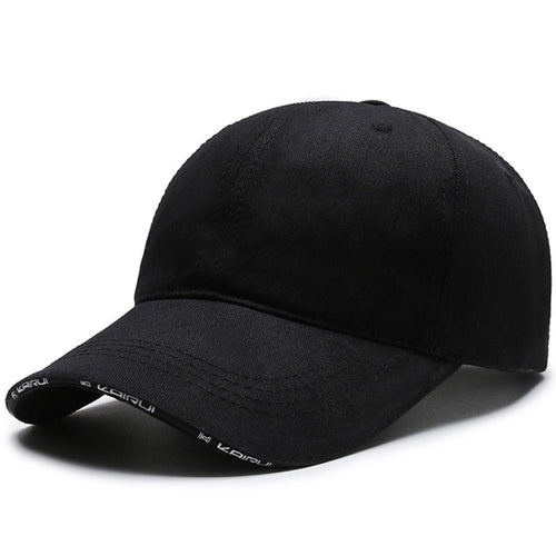 Load image into Gallery viewer, Solid Black Cap Adjustable Cotton Baseball Cap Men Snapback Women Dad Hat Bone Casquette Summer Hats For Adult
