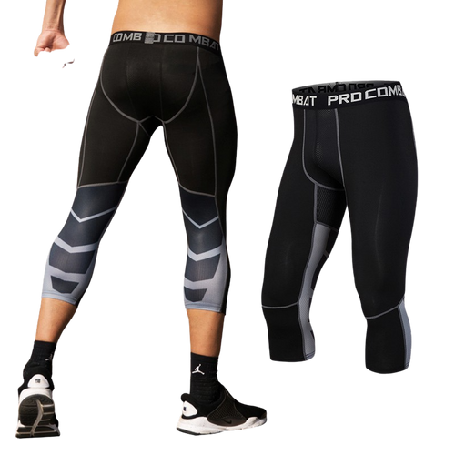 Load image into Gallery viewer, Men&#39;s Lycra Leggings Compression Sports Pants Cycling Running Basketball Football Sweatpants Fitness Tights Trousers Rash Guard
