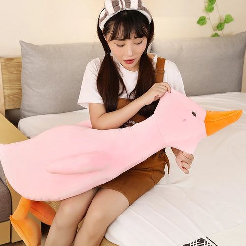 Load image into Gallery viewer, Big White KAWAI Pillow Plush Duck Toy Cute Sleeping Pillow High Quality Stuffed Doll Funny Sweet Gift for Friends Kids Gifts
