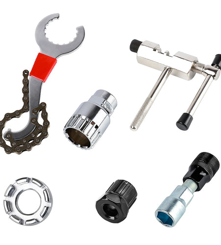 Multifunctional Bicycle Repair Tool Kits Chain Breaker Flywheel Remover Crank Puller Wrench MTB Road Bikes Maintenance Tools