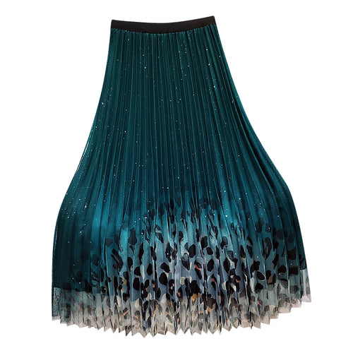Load image into Gallery viewer, Womens Long Skirts Mesh High Waist Wear On Both Sides Jupe Longue Vintage Fashion A-line Female Tulle Skirt Party Medium Long
