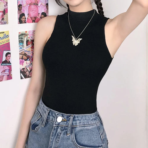 Load image into Gallery viewer, Casual Ribbed Black Skinny Summer Bodysuit Women Solid Bodycon Basic Tank Body Sexy Bodysuits Tops One Piece Jumpsuit
