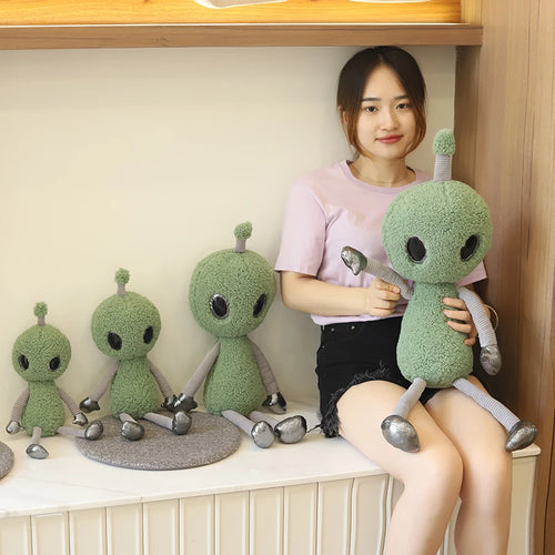 Load image into Gallery viewer, 38-68CM Plush Alien Doll Soft Kids Doll Lovely Stuffed Alien Baby Sleeping Doll Cushion Xmas Gift Stuffed Animals For Children
