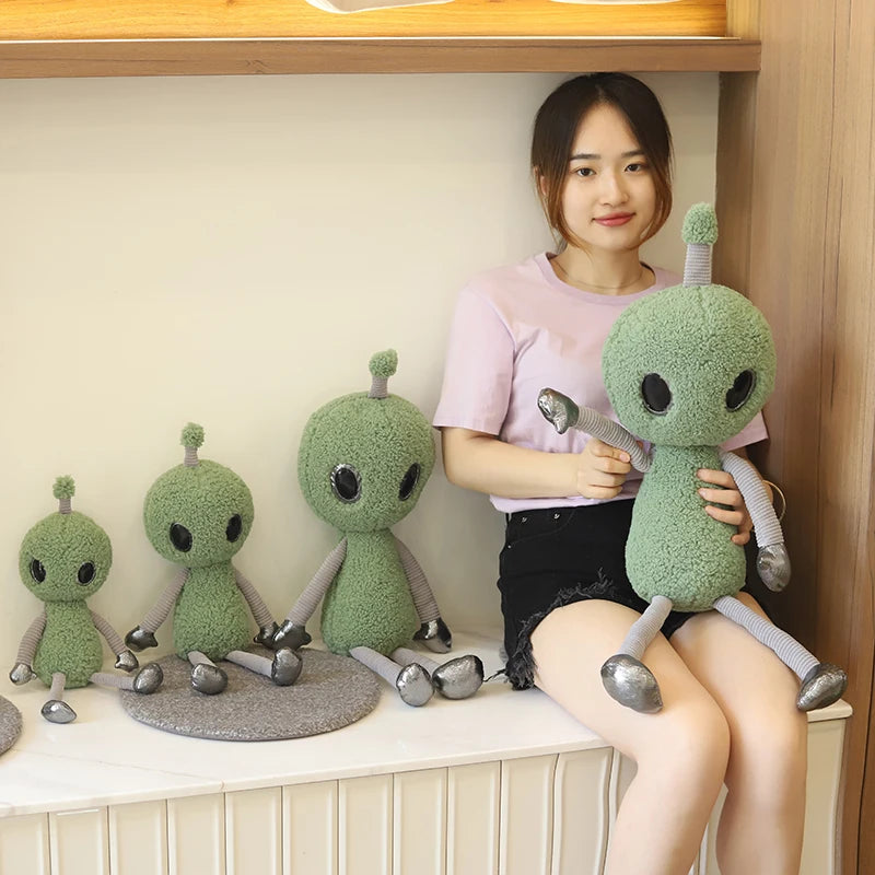 38-68CM Plush Alien Doll Soft Kids Doll Lovely Stuffed Alien Baby Sleeping Doll Cushion Xmas Gift Stuffed Animals For Children