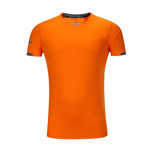 Load image into Gallery viewer, Men Running T-Shirts Quick Dry Compression Gym Fitness Jogging Sports Short Sleeve Tops Soccer Sportswear Male Jersey Breathable
