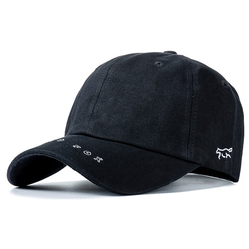 Load image into Gallery viewer, Women Men Cotton Kpop Brand Cap Fashion Side FABIO FOX Embroidered Baseball Cap Adjustable Outdoor Summer Streetwear Hat
