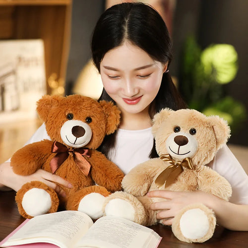 Load image into Gallery viewer, 35cm New Style Cute Plushie Teddy Bear Plush Toys Soft Anime Cute Pillows Plush&amp;Stuffed Doll House warming Party Hold Toy
