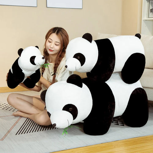 Load image into Gallery viewer, 30-70cm Cute Chinese National Treasure Bamboo Leaves Panda Plush Toys Stuffed Soft Animals Pillow For Girls Kids Birthday Gifts
