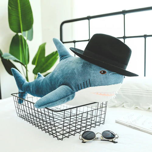 Load image into Gallery viewer, 45/60cm Hot Shark Plush Toys Soft Stuffed Animal Shark Reading Pillow Cushion Baby Kids Appease Doll Birthday Gift For Children
