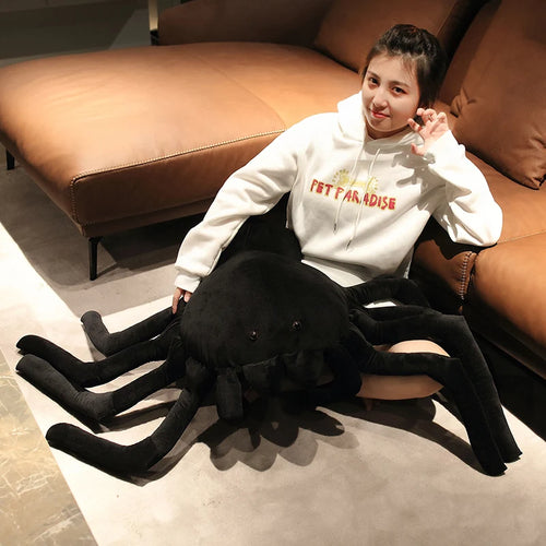 Load image into Gallery viewer, 20-80CM Simulation Spider Plush Toys Real Like Stuffed Soft Animal Awful  Pillow for Kids Children Xmas Birthday Gifts
