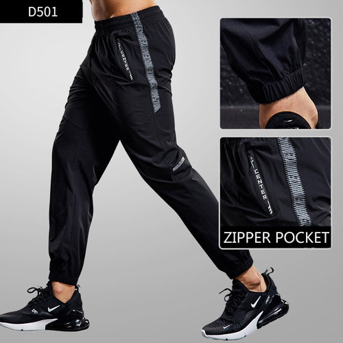 Load image into Gallery viewer, Ice Silk Sport Pants Men Running Sweatpants Gym Fitness Jogging Training Trousers Thin Section Trend Wild Outdoor Dry Fit
