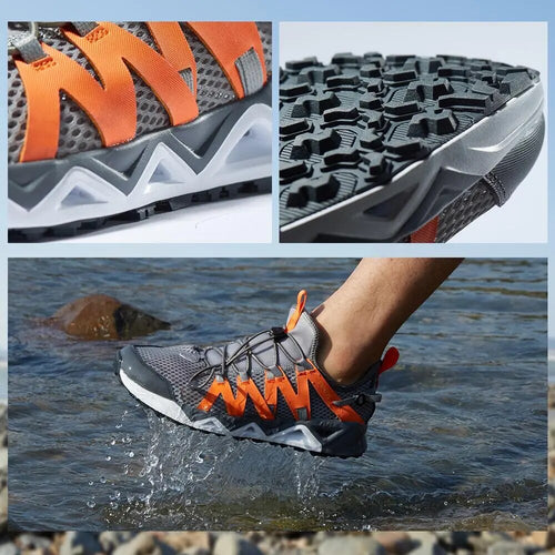 Load image into Gallery viewer, Mens Sneakers Breathable Trekking Shoes For Men Hiking Outdoor Walking Aqua Women Sneakers Sports Shoes Hiking Shoes
