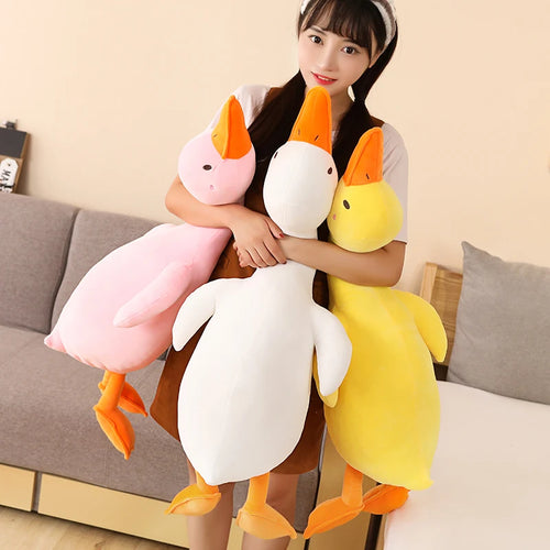 Load image into Gallery viewer, Big White KAWAI Pillow Plush Duck Toy Cute Sleeping Pillow High Quality Stuffed Doll Funny Sweet Gift for Friends Kids Gifts
