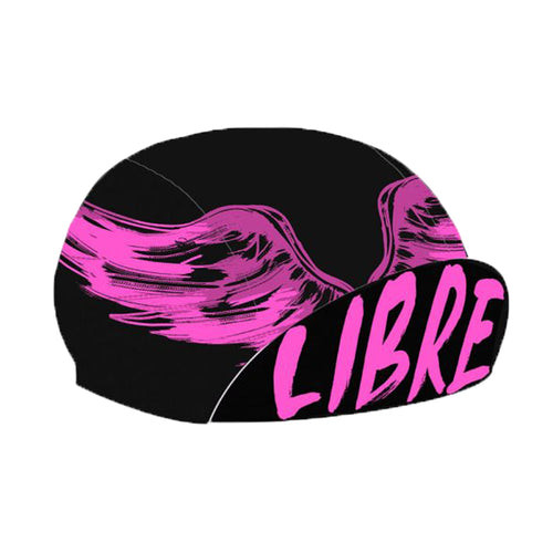 Load image into Gallery viewer, Classic Wings Of Freedom Cycling Caps Polyester Black Pink  Quick-Drying Team Bike Hats Unisex  Summer Balaclava
