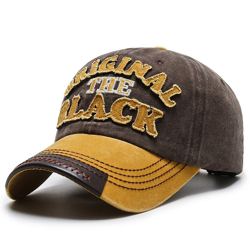 Fashion Letter Baseball Cap For Men Washed Cotton Women's Hat Bone Casquette Snapback Adjustable Trucker Caps