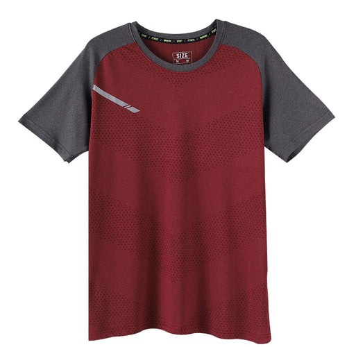 Load image into Gallery viewer, High Quality Men Sport T-Shirt Quick Drying Gym Shirt Running Breathable Shirt Short Sleeve T-shirt Workout Outdoor Fishing Tops
