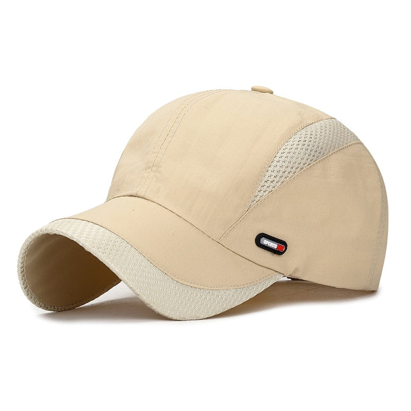 Quick-dry Sports Baseball Cap Women Snapback Sunhat Mesh Breathable Men Outdoor Fishing Running Hip Hop Baseball Hats Casquette