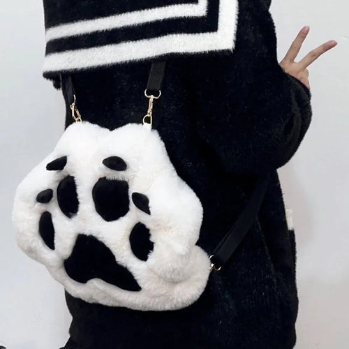 Load image into Gallery viewer, Streetwear Cartoon Jacquard Vintage Fluffy Coats Women Loose Sweet Y2k Aesthetic Zipper Top Japanese Kawaii Gothic Casual Jacket

