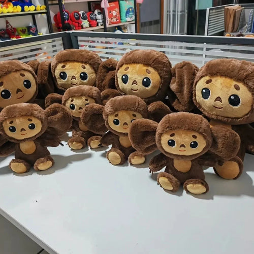 Load image into Gallery viewer, New Russia Anime Cheburashka Plush Doll Big Eyes Monkey Чебурашка Stuffed Plushie Toys Lovely Appease Pillow For Kids Gifts
