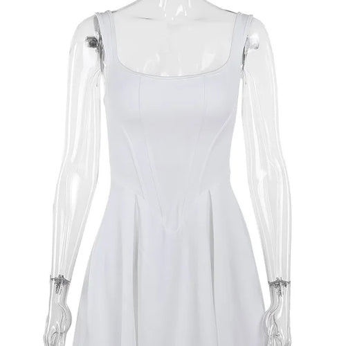 Load image into Gallery viewer, Women's Waist Wrap Tank Top Dress, Female Open Back, Sexy Mini Dress, Slim, Summer, New, Party Clothing, Fashion, 2024
