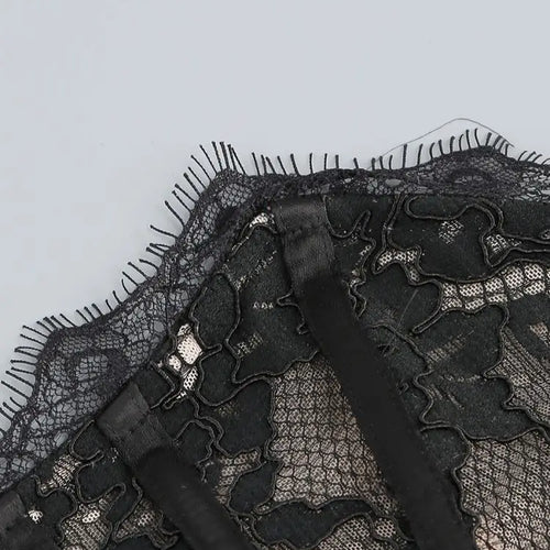 Load image into Gallery viewer, Elegant Lace Strapless Sexy Mini Dress For Women Fashion Off-shoulder Irregular Ruched Bodycon Night Club Party Dress
