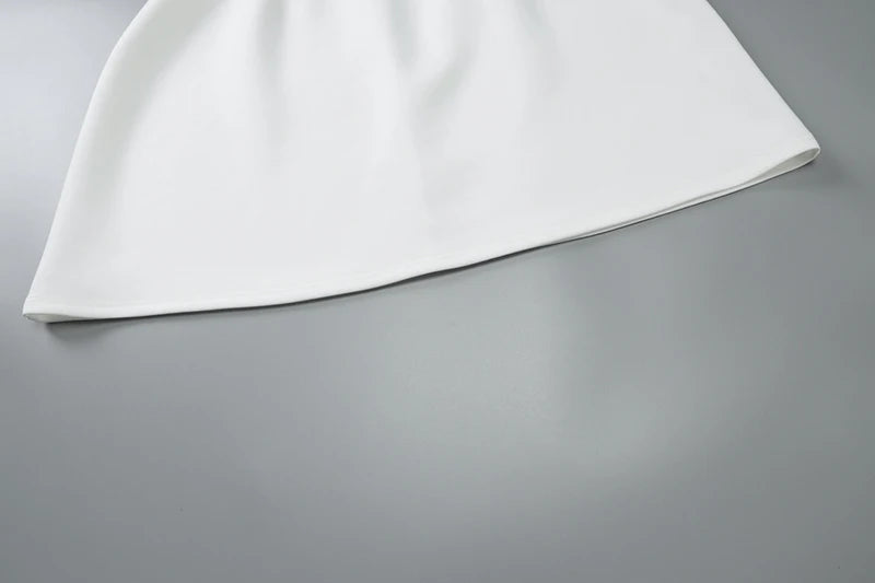 Off-shoulder Long Sleeve Sexy Mini Dress For Women Robe Strapless Backless High Waist A-line Elegant Club Party Dress