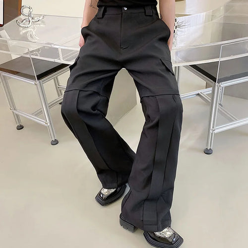 Load image into Gallery viewer, Fashionable Men Casual Pants Pocket Slim Thin Loose Solid Color Loose Korean Style Temperament 9A1608
