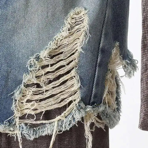 Load image into Gallery viewer, Velvet Denim T-shirt Half-body Skirt Two Pieces Suit New Slash Neck Long Sleeve Women Fashion Spring Autumn 2025 7AB6039
