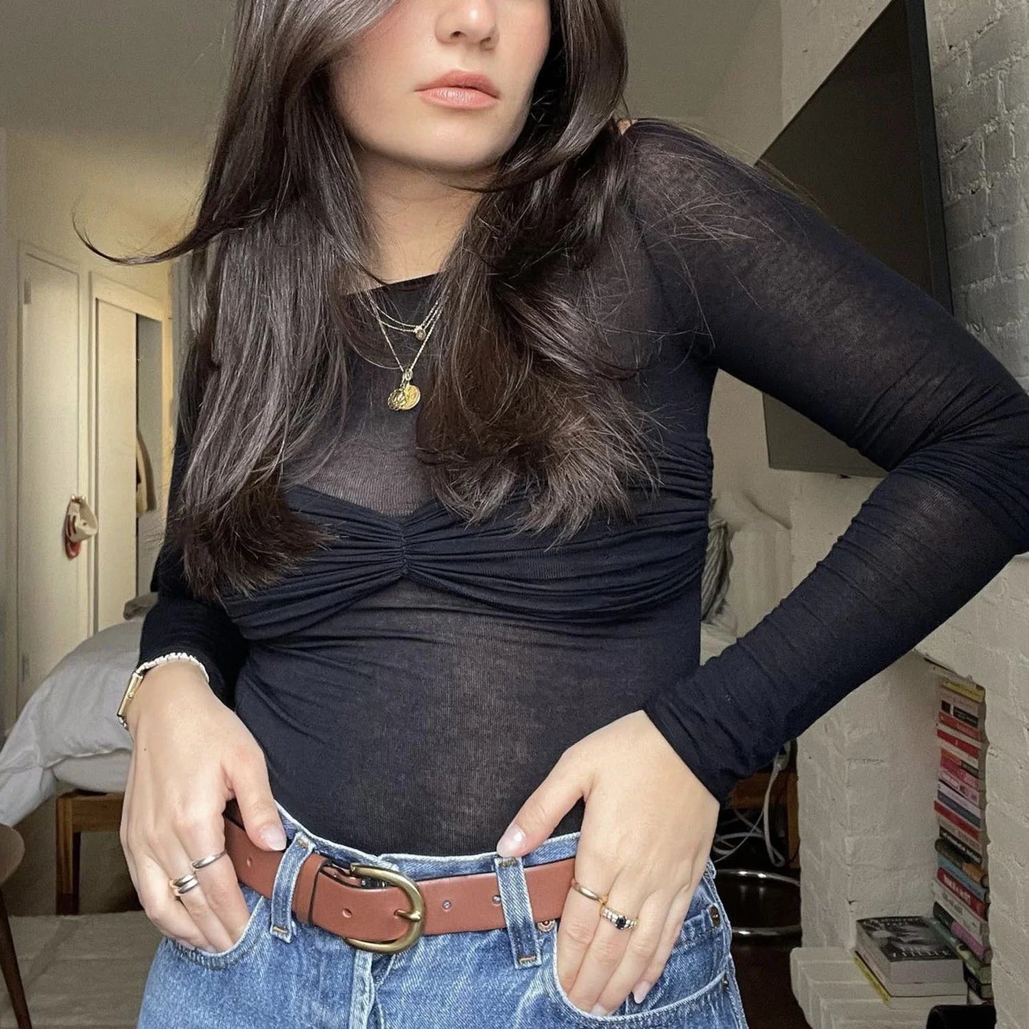 See Through Mesh Crop Top Women Pullovers Strapless Short Knit Cropped Tops Ladies Tee Shirt Sexy Off-shoulder T-shirt