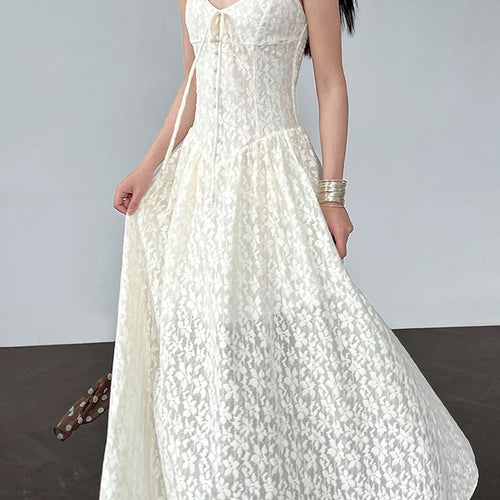 Load image into Gallery viewer, Women Green Printed Bandage Long Spaghetti Strap Dress New V-Neck Sleeveless Fashion Tide Spring Summer 2025 1DJ1311
