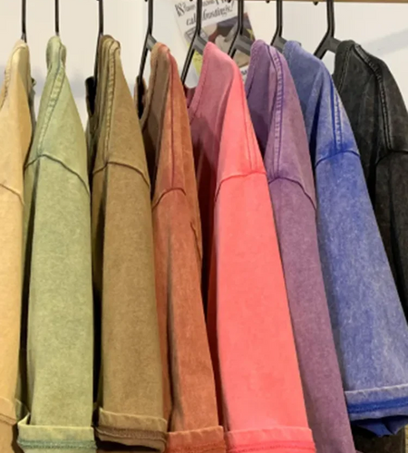 100% Combed Cotton T-shirt Acid Washed T Shirt For Men Unisex Vintage T-shirt Y2k Casual Top Tee Men's Clothing