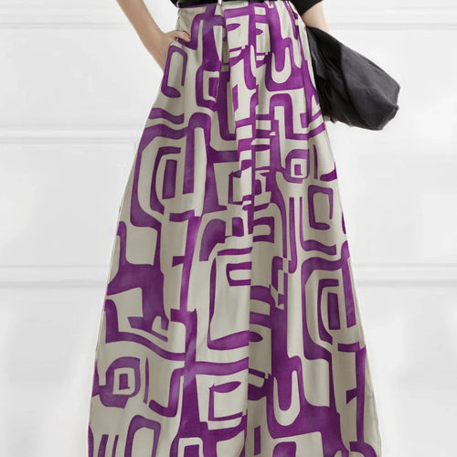 Load image into Gallery viewer, Trendy Women&#39;s High Waisted Pant 2025 Summer Spring Loose Pleated Printed  Wide Leg Casual Long Trousers For Female
