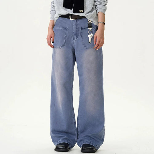 Load image into Gallery viewer, Men's Cargo Pants American Handsome Niche Solid Color Style Straight Leg Multi Pockets Trendy Male Trousers 9W1463
