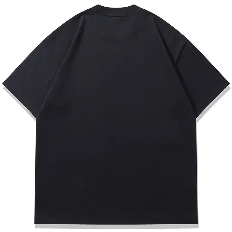 Hip Hop Tshirt Streetwear Girl Graphic Printed Short Sleeve T-Shirts Hip Hop Punk Gothic Oversize Tops Harajuku Casual Baggy Tee