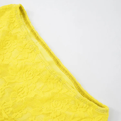 Load image into Gallery viewer, Sexy Slim Fit Women's  Two-piece Set Patchwork Irregular Lace Top And Fashion Short Skirt Two-piece Set Ladies Outfits
