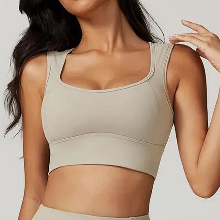 Strapless Yoga Vest for Women Underwear Sexy Beautiful Back Sports Bra for Women's Gym Shock-absorbing Quick Drying Fitness Top