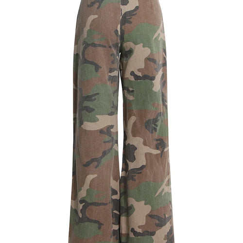 Load image into Gallery viewer, Y2k Camouflage Wide Leg Pants For Women High Waist Casual Loose Streetwear Trousers Female Autumn Clothing Fashion
