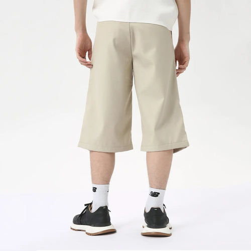 Load image into Gallery viewer, American Style Solid Color Men&#39;s Casual Shorts Straight Loose Wide Leg Male Sling Trousers New Trend Summer 9C6262
