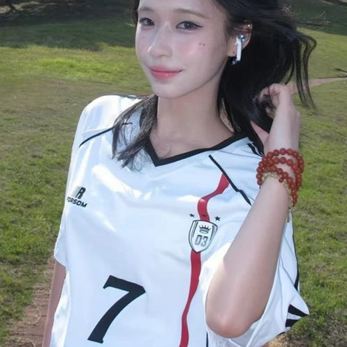 Load image into Gallery viewer, Y2k Aesthetic Gothic Letter Printing Casual T-shirt Hiphop Patchwork Streetwear Grunge Tops Harajuku Men and Women Loose Tshirts
