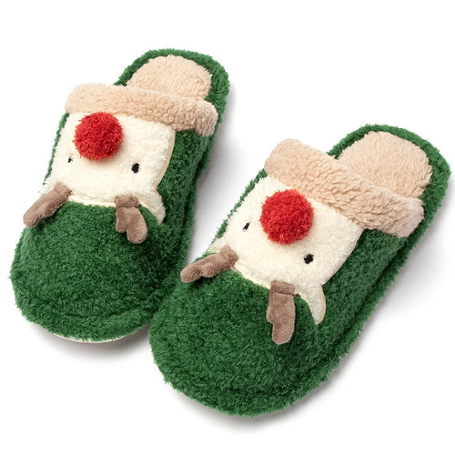 Load image into Gallery viewer, Slippers Woman Lovely Furry Women&#39;s Home Slippers Winter House Shoes Women Indoor Slippers Plush Winter Shoes Pantuflas Mujer
