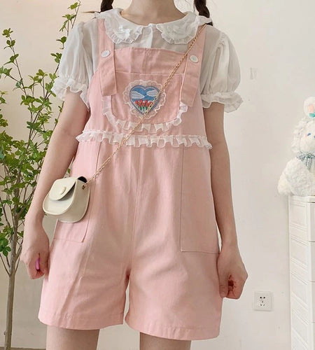 Japanese Kawaii Girl Sweet Cute Bow Lolita Shirt Women JK Loose Doll Collar Blusas Femme Y2k Aesthetic See Through Blouse Tops