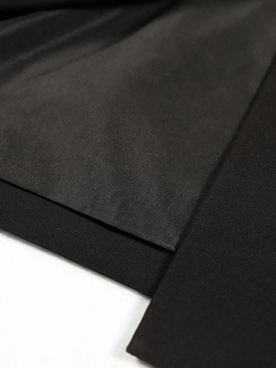 Solid Spliced Diamonds Blazers For Women Lapel Long Sleeve Tunic Patchwork Button Coats Female Fashion Style New