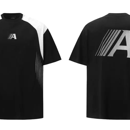 Load image into Gallery viewer, Vintage Men Tshirt Y2K Graphic Printed Racing Sports Patchwork Streetwear T-Shirts Harajuku Hip Hop Baggy Casual Cotton Tops Tee
