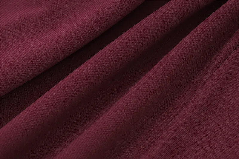 Off-shoulder Backless Sexy Mini Dress For Women Wine Red Sleeveless Strapless High Waist A-line Club Party Sexy Dress