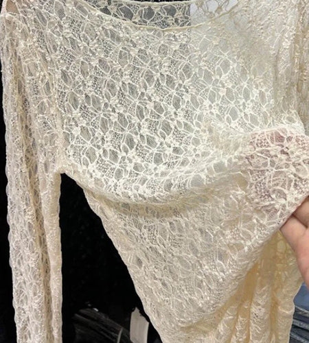 Women Long-sleeved Sexy Slim Fitting Underwear Trend in Spring Autumn 2025